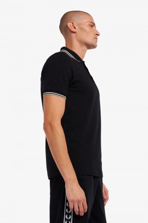 Navy Fred Perry M3600 Men's Polo Shirts | SG1616SGLO